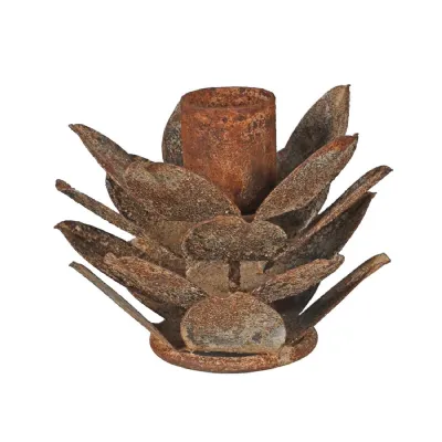 Rustic Artichoke Candle Stand