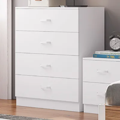 Tunis 4 Drawer Chest Of Drawers Matt White