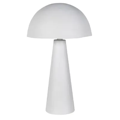 White Dome Table Lamp