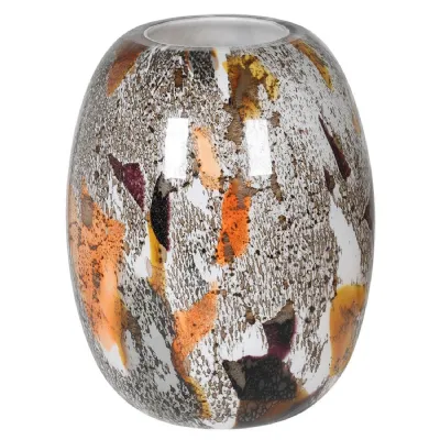 Large Abstract Glass Vase