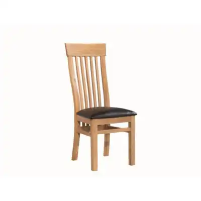 Travis Solid Oak Treviso Dining Chair (pair)