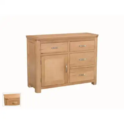 Travis Solid Oak Small Sideboard