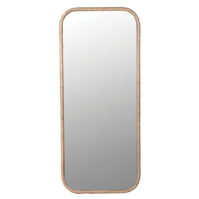 Natural Rectangular Wall Mirror