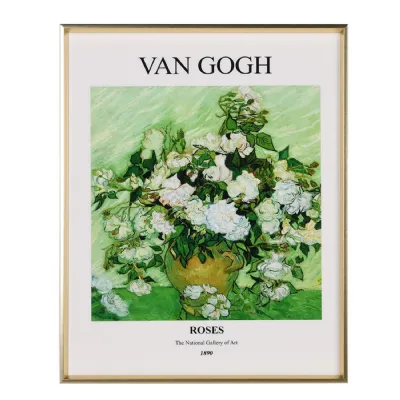 Van Gogh Flowers Framed Picture