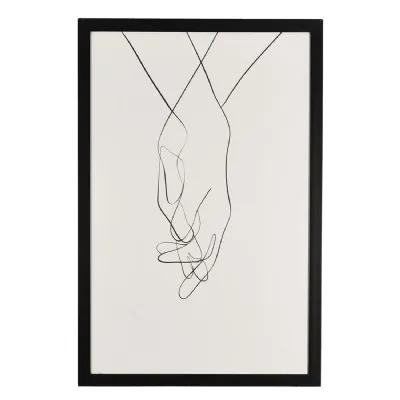Holding Hands Framed Picture