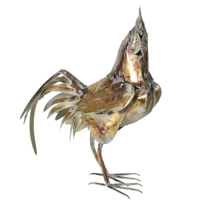 Golden Cockerel Sculpture