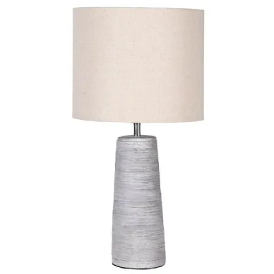 Tapered Lamp With Shade