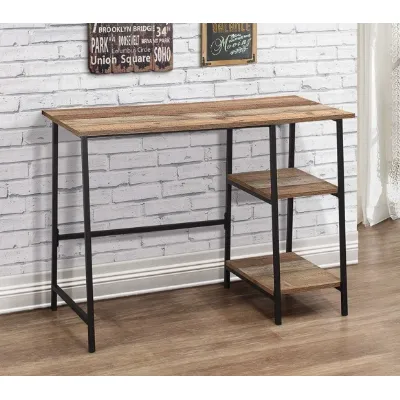 Industrial Wood Effect Study Desk