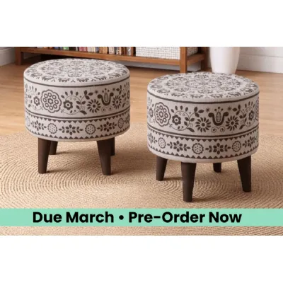 Small Footstool Wine (2 Stools per Box)