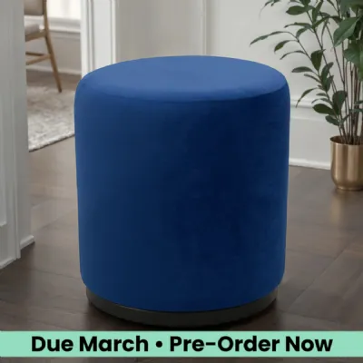 Teal Athens Footstool