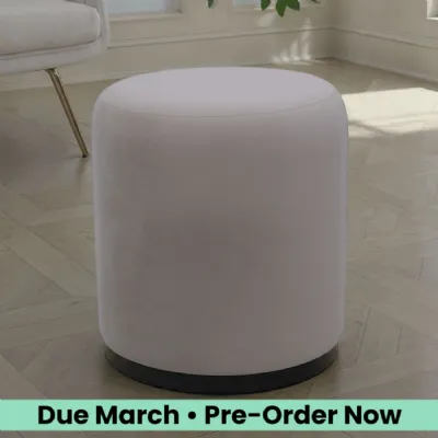 Cream Athens Footstool
