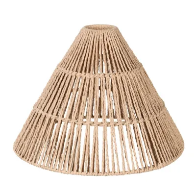 Woven Paper Cone Lamp Shade Only