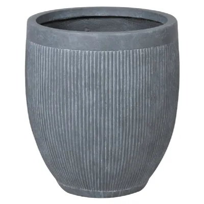 Grey Dolly Tub Planter