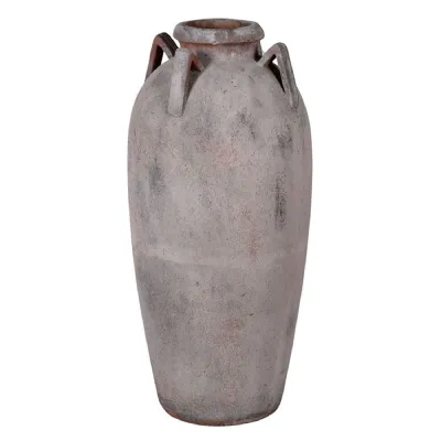 Tall Rustic Terracotta Vase