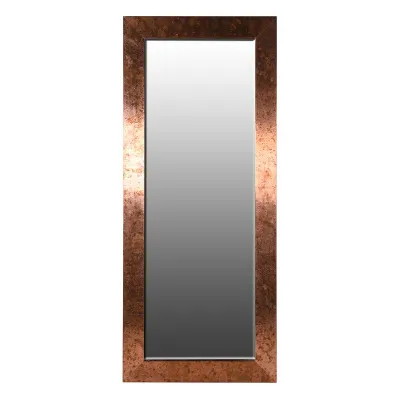 Wide Frame Copper Mirror