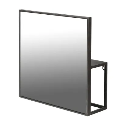 Mirrored Storage Shelf