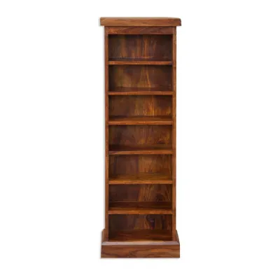 Traditional Sheesham Wood CD and DVD Rack Bookshelf
