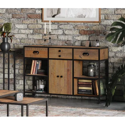 Ooki Large Console Table With Doors