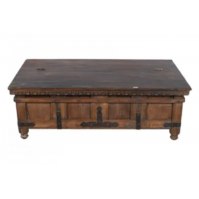 Antique Trunk with Lift Top