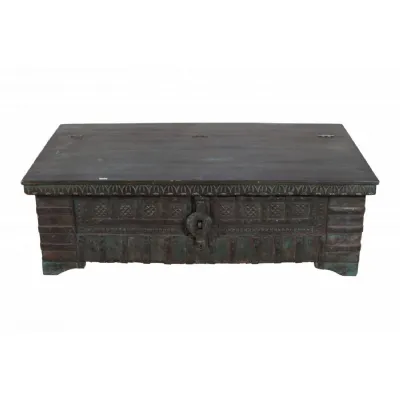 Antique Trunk with Lift Top