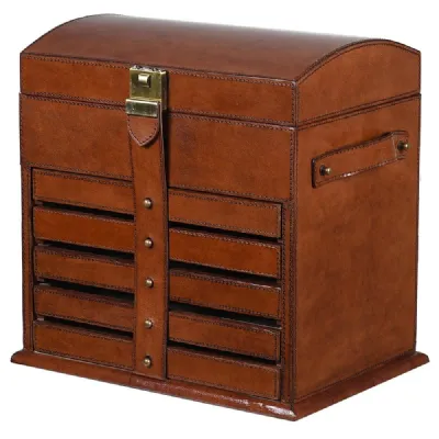Leather Jewellery Box