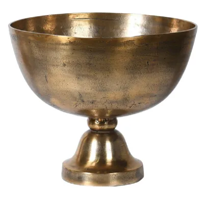 Distressed Gold Wine Cooler