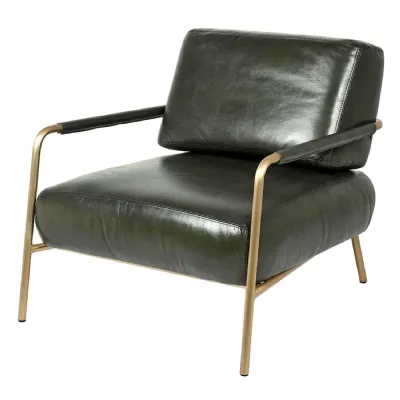 Paulo Vintage Leather Club Chair