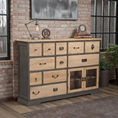 Vintage Industrial Multi Drawer