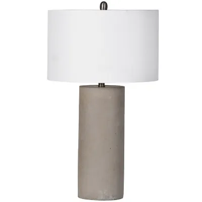 Modern Cubix Cylinder Style Table Lamp