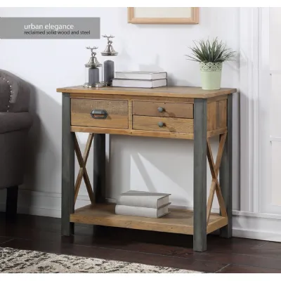 Urban Elegance Reclaimed Small Console Table