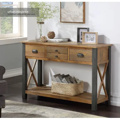 Urban Elegance Reclaimed Console Table
