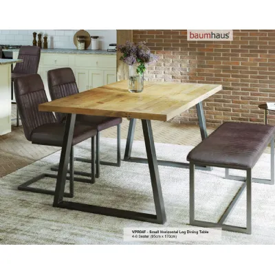 Urban Elegance Reclaimed Table SMALL (Horizontal Leg 95cm x 170cm top) 4 6 seater