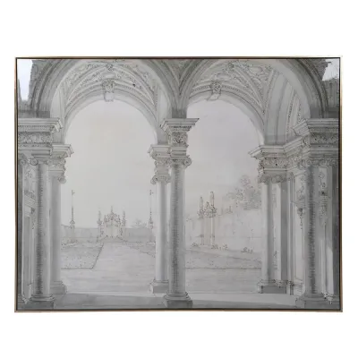 Baroque Colonnade Wall Art