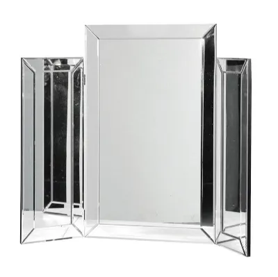 Venetian Glass Plain 3 Piece Dressing Table Mirror