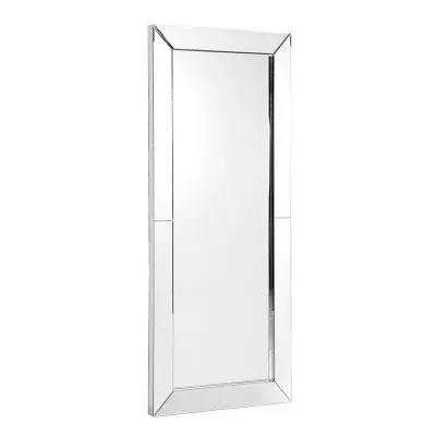 Large Mirrored Glass Framed Venetian Wall Mirror