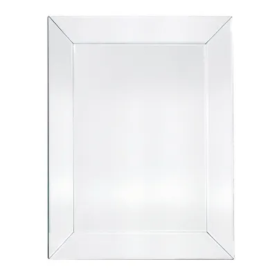 Modern Venetian Glass Medium Sized Plain Glass Framed Wall Mirror