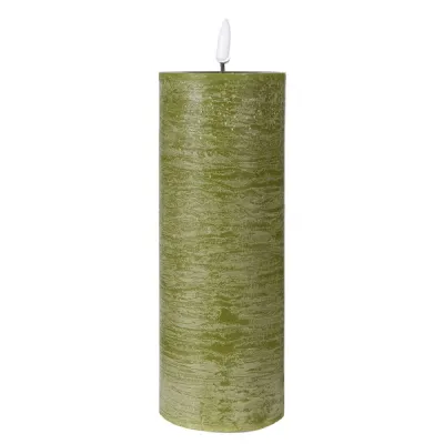 20cm Moss Melt LED Candle
