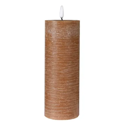 20cm Tobacco Melt LED Candle