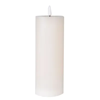 200mm. Cream Melted LED Candle