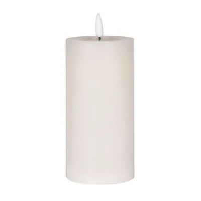 150mm. Cream Melted LED Candle