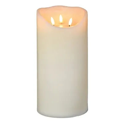 3 Wick LED Pillar Candle
