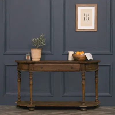 Rustic Wooden Console 151cm