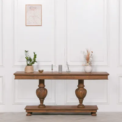 Rustic Wooden Console 180cm