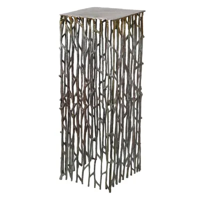 Tall Gold Twigs Plant Stand