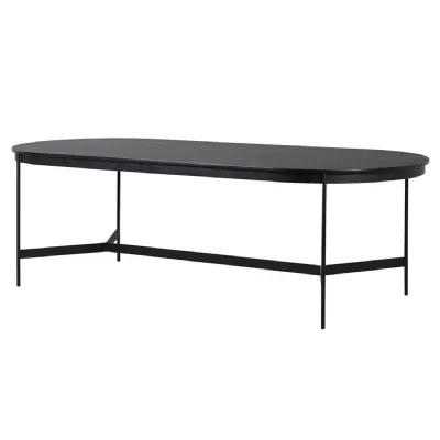 Black Oval Dining Table