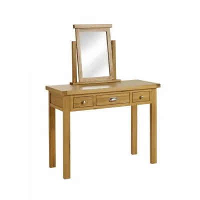 Woburn 3 Drawer Dressing Table Oak Oak Veneers