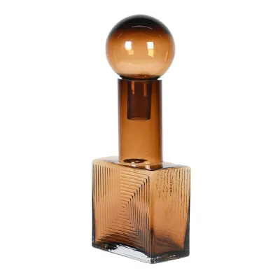 Hazel Cube Glass Bottle