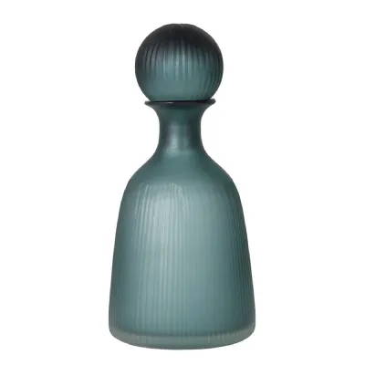 Caspian Blue Glass Bottle