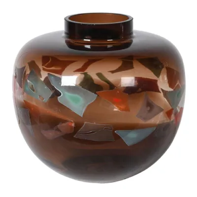 Brown Speckled Coloured Vase
