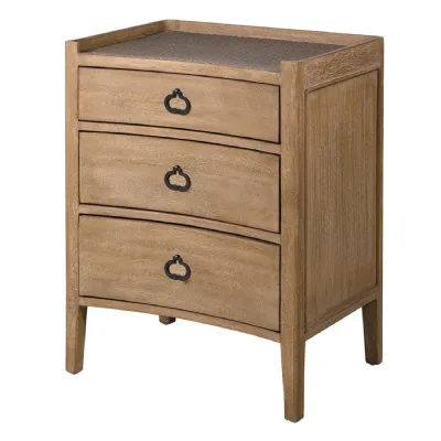 Kingham 3 Drawer Bedside